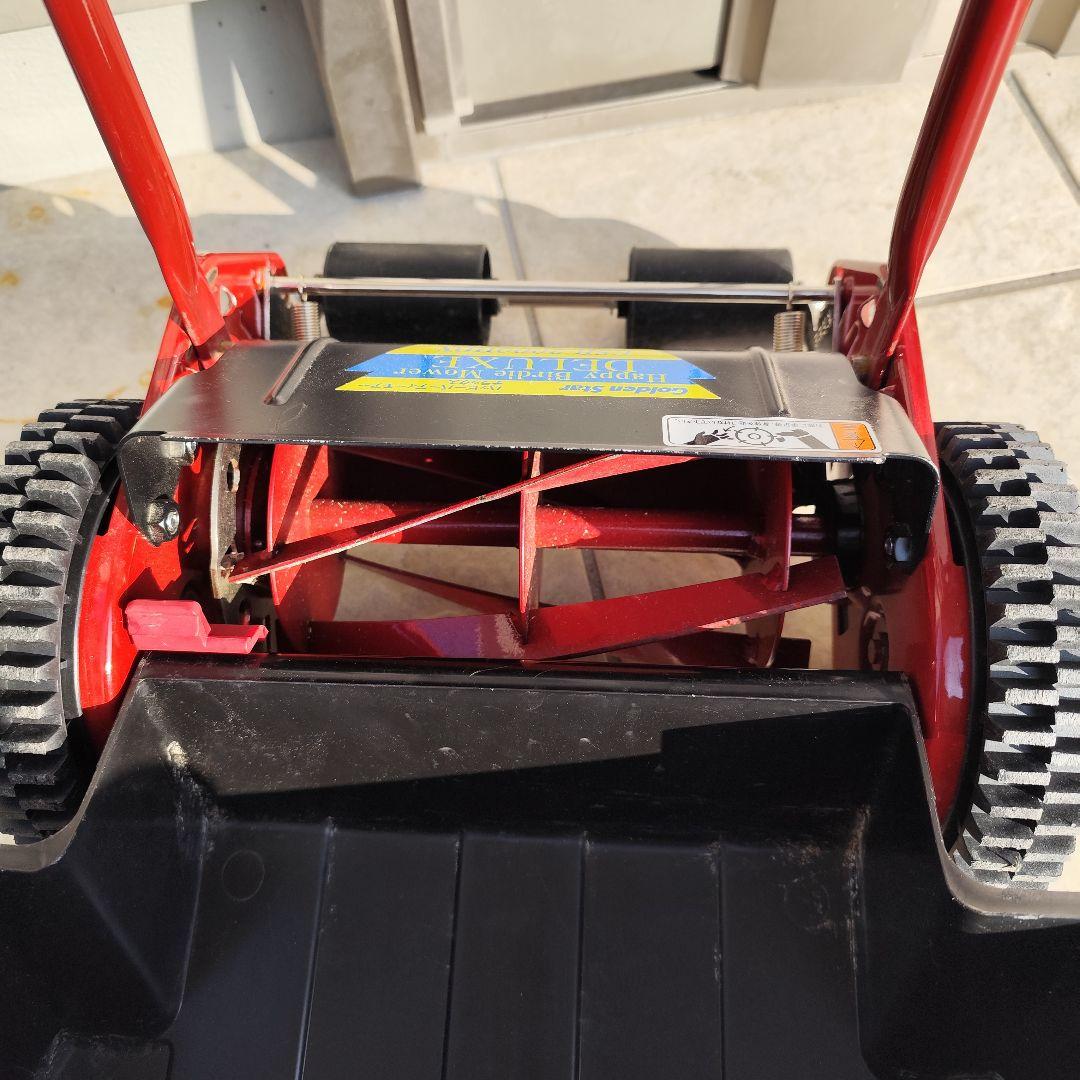 手動芝刈機 手押し式 キンボシ ハッピーバーディーモア DX ガーデニング