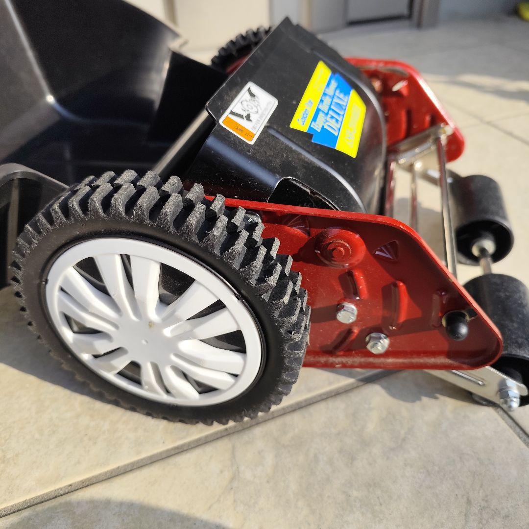 手動芝刈機 手押し式 キンボシ ハッピーバーディーモア DX ガーデニング