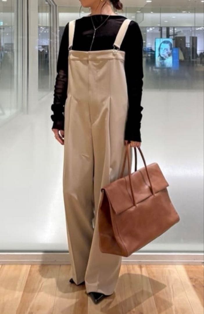 新品タグ付き　ウィムガゼット　平織オーバーオール