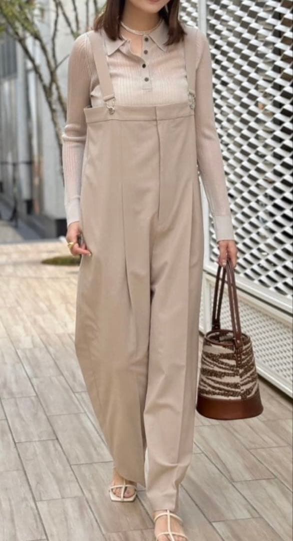 新品タグ付き　ウィムガゼット　平織オーバーオール