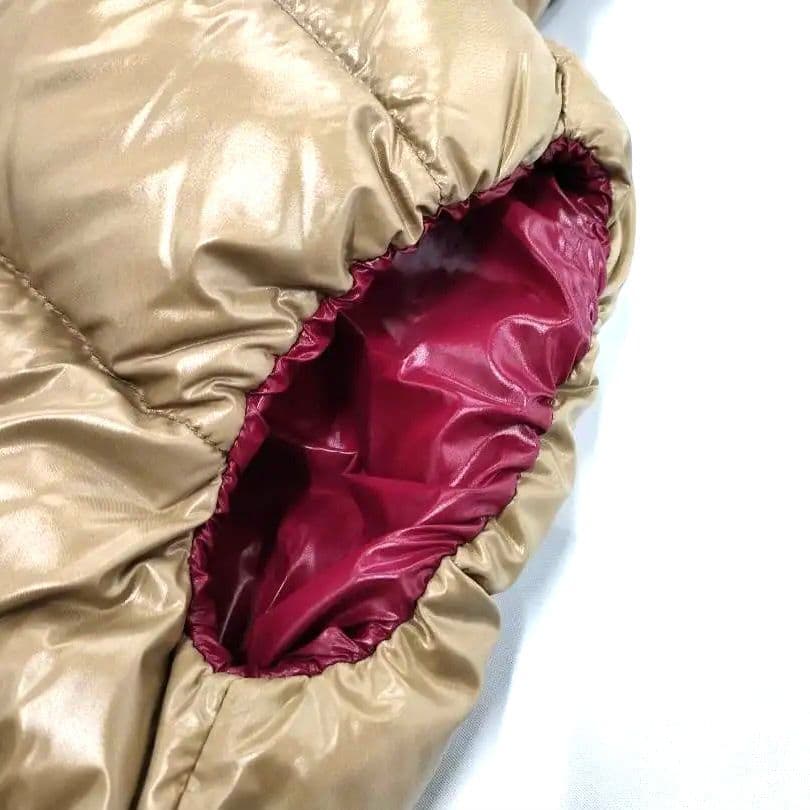 美品 DUVETICA ダウンベスト 40 レディースM相当 ベージュ系 n63