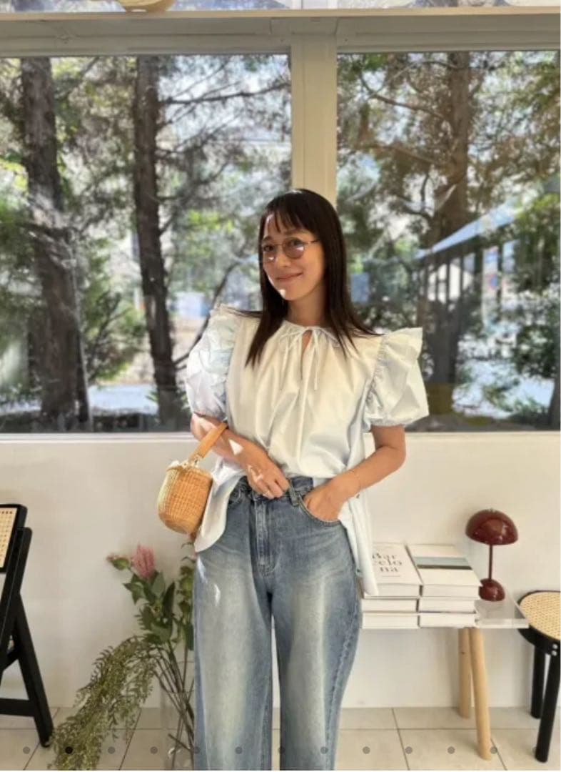 【新品未使用】rosy monster triple frill blouse