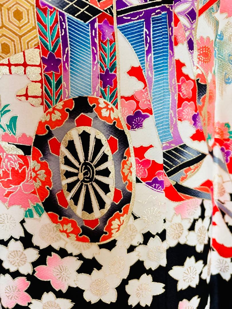 七五三 7歳女の子 正絹着物