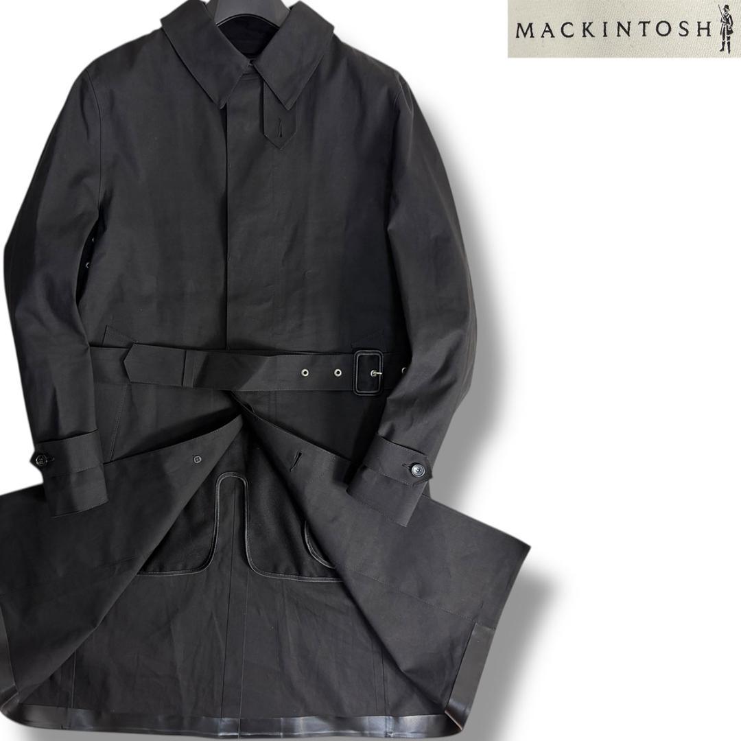 J6315美品マッキントッシュ ダンケルドゴム引きライナーバルマカーンコート42