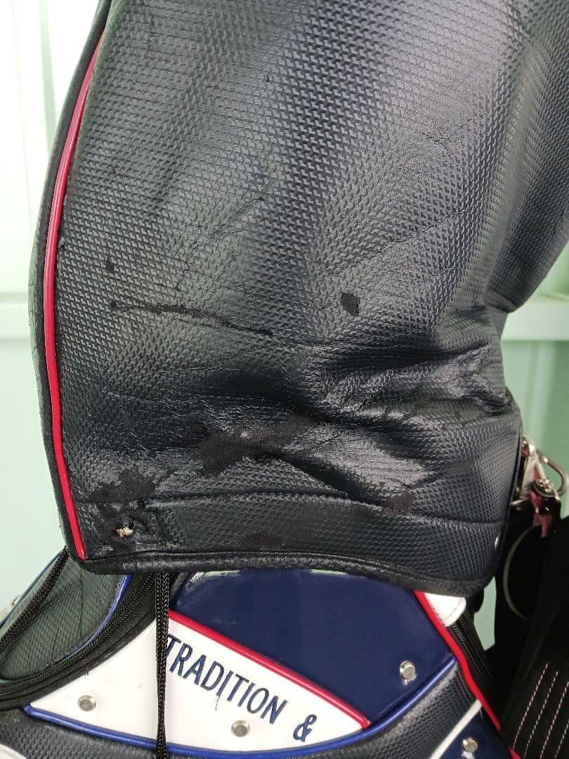 【希少】 おしゃれなトラベルカバー付　Munsingwearキャディバッグ