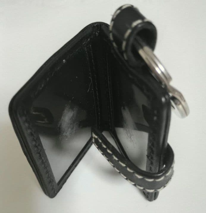 コーチ　手帳型ミニフォトフレーム　キーホルダー　ハート　エナメル