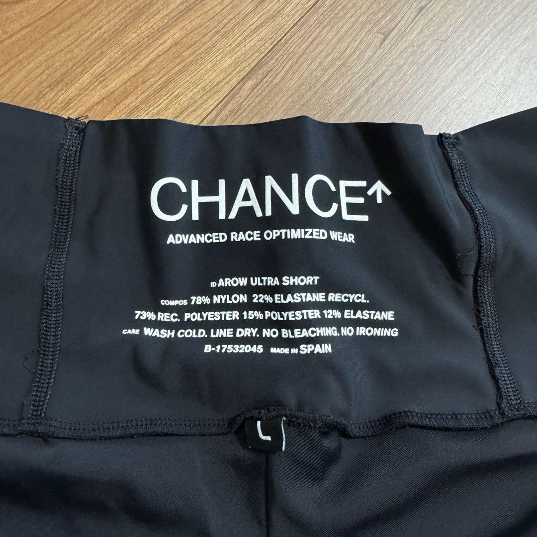 【美品】CHANCE AROW ULTRA SHORT ランニングタイツ L 黒