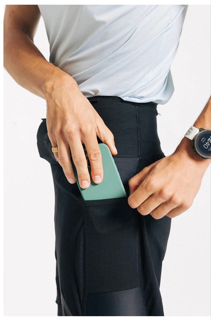 【美品】CHANCE AROW ULTRA SHORT ランニングタイツ L 黒