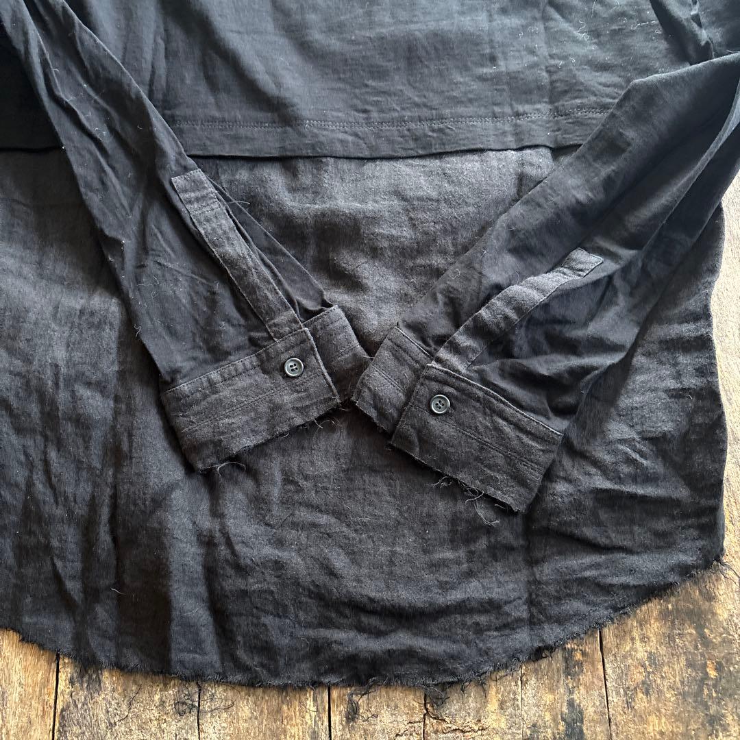 SADDAM TEISSY 2種　ラミー　カーディガン　カットソー　ブラック