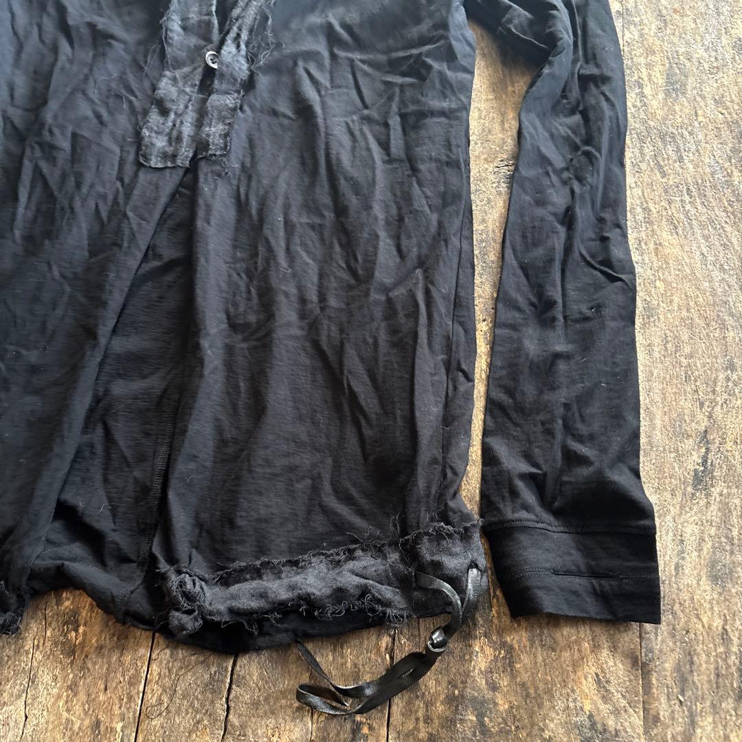 SADDAM TEISSY 2種　ラミー　カーディガン　カットソー　ブラック