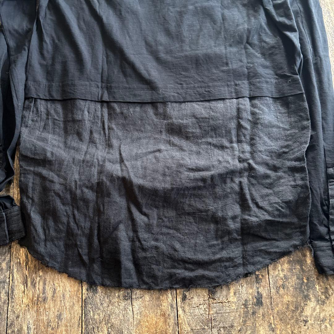 SADDAM TEISSY 2種　ラミー　カーディガン　カットソー　ブラック