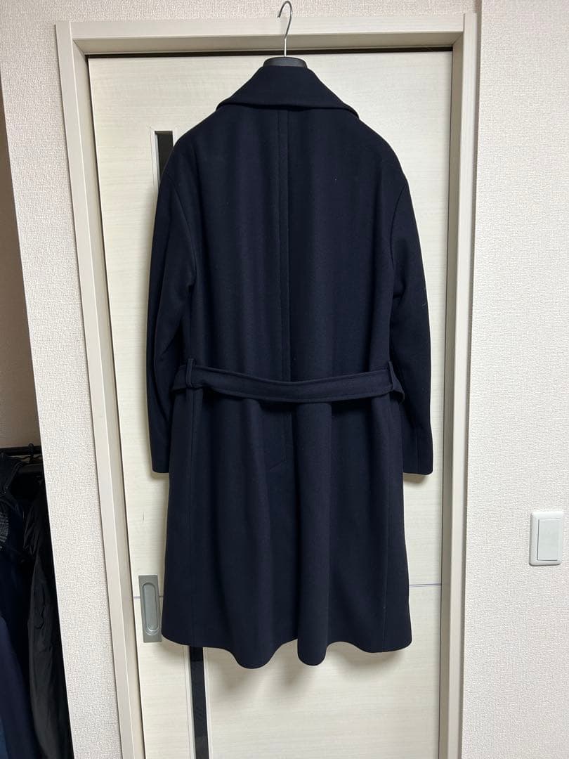 hevo ネイビー チェスターコート　50