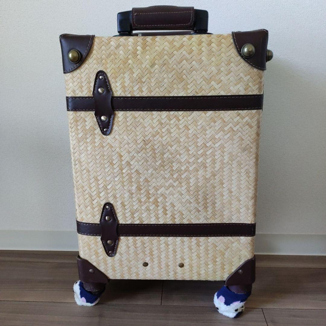 竹製 スーツケース