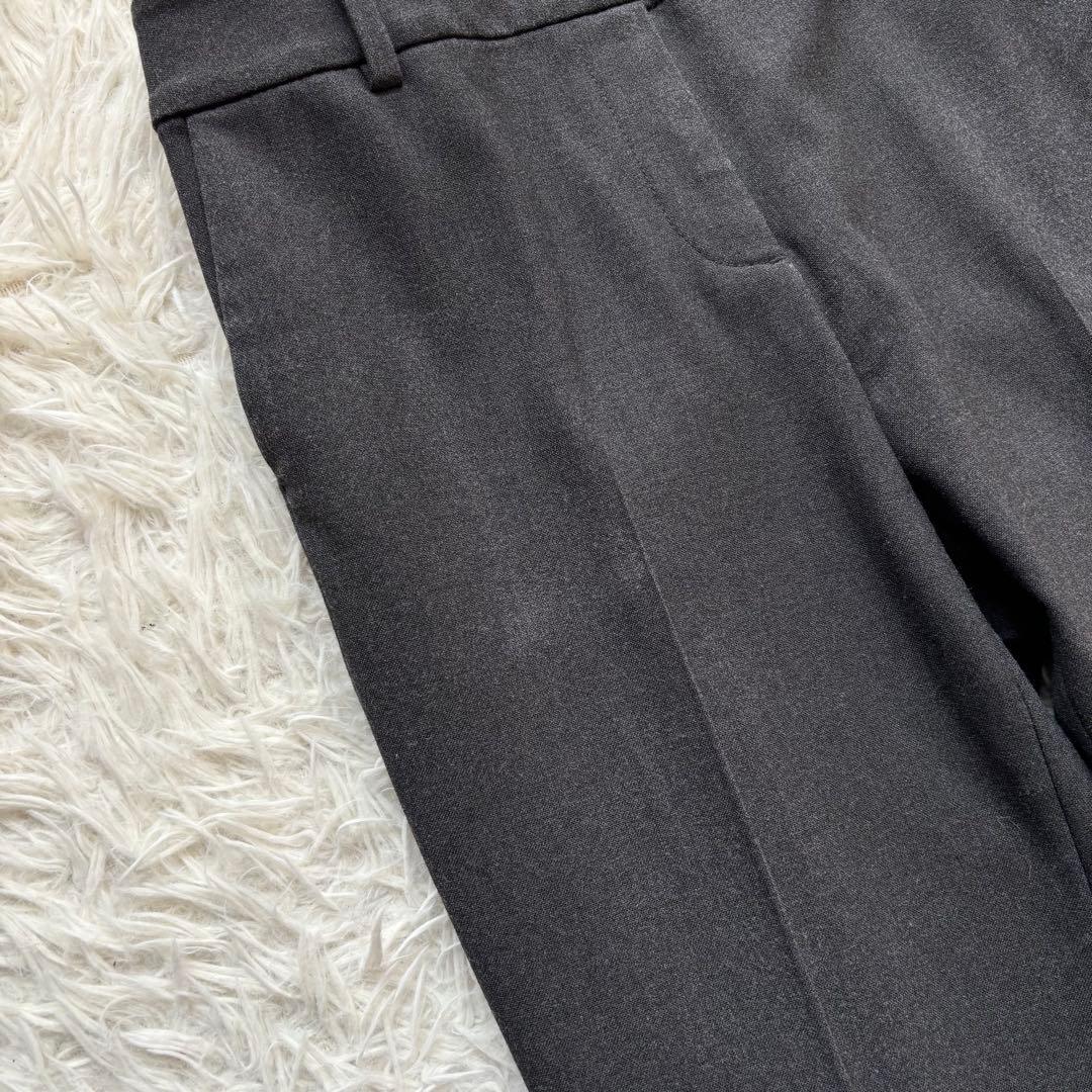 プラステ ウォームリザーブ カラーレス パンツスーツ セットアップM チャコール