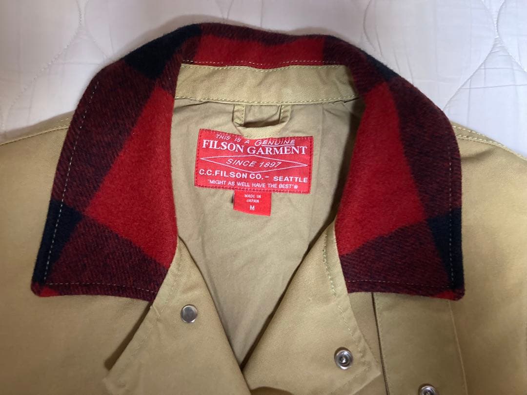 フィルソン　ステラカラーコート　レッドレーベル　サイズM