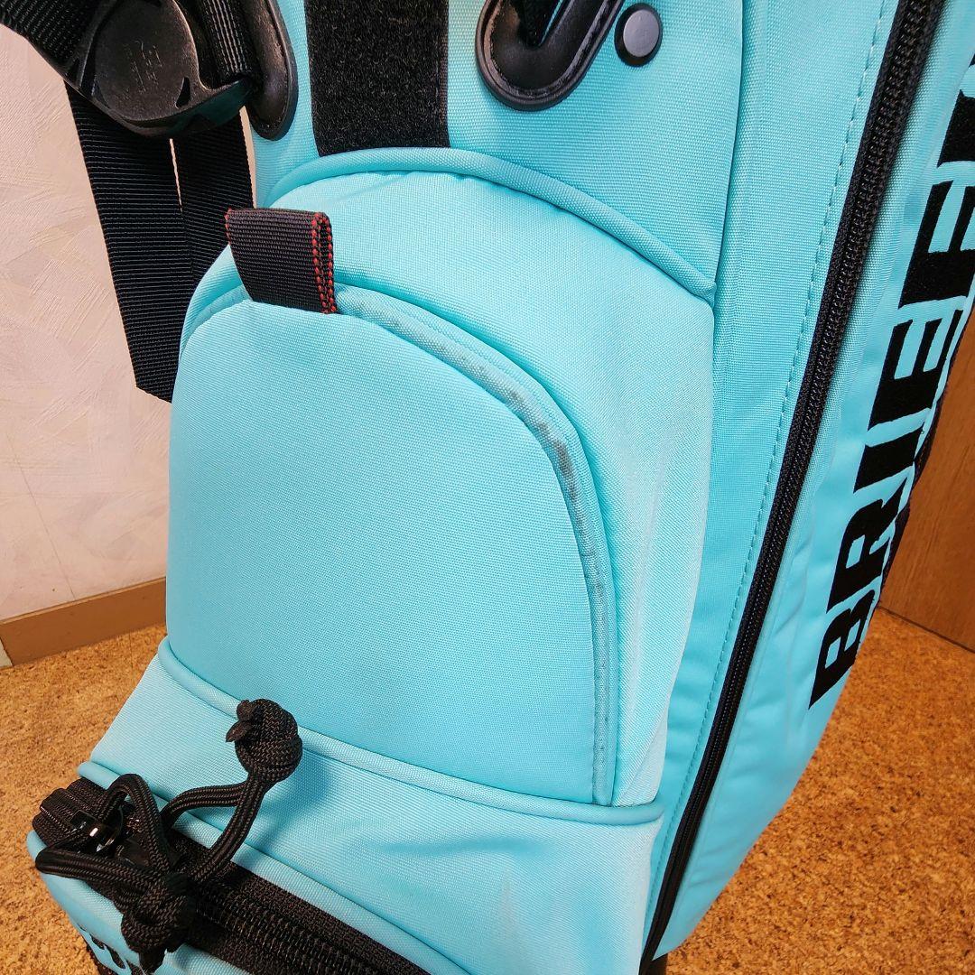 BRIEFING アクアブルー キャディバッグ CR-4 #2 9.5型