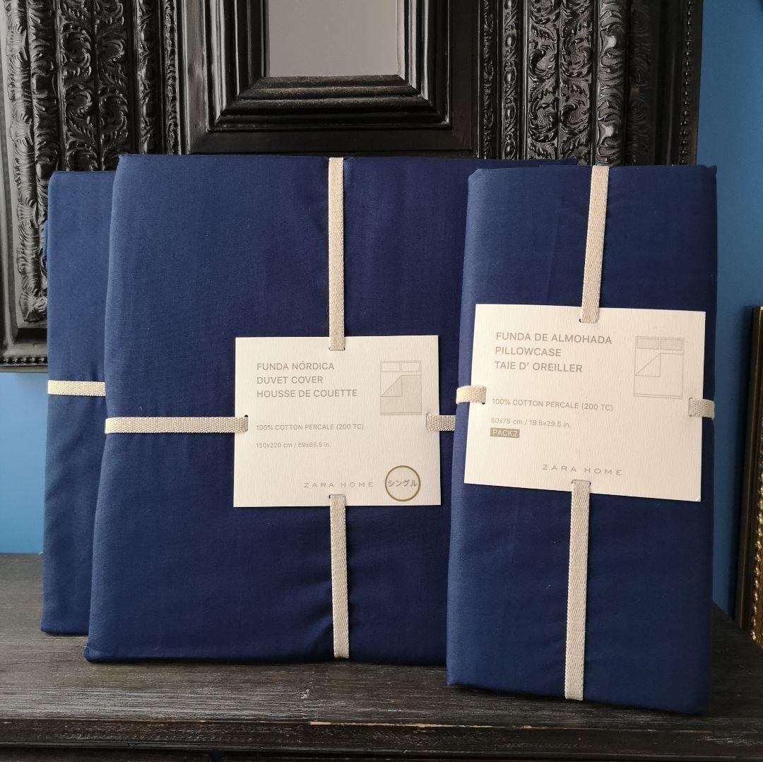 新品未開封ZARA シングル掛け布団カバー枕カバーペアセットザラホーム