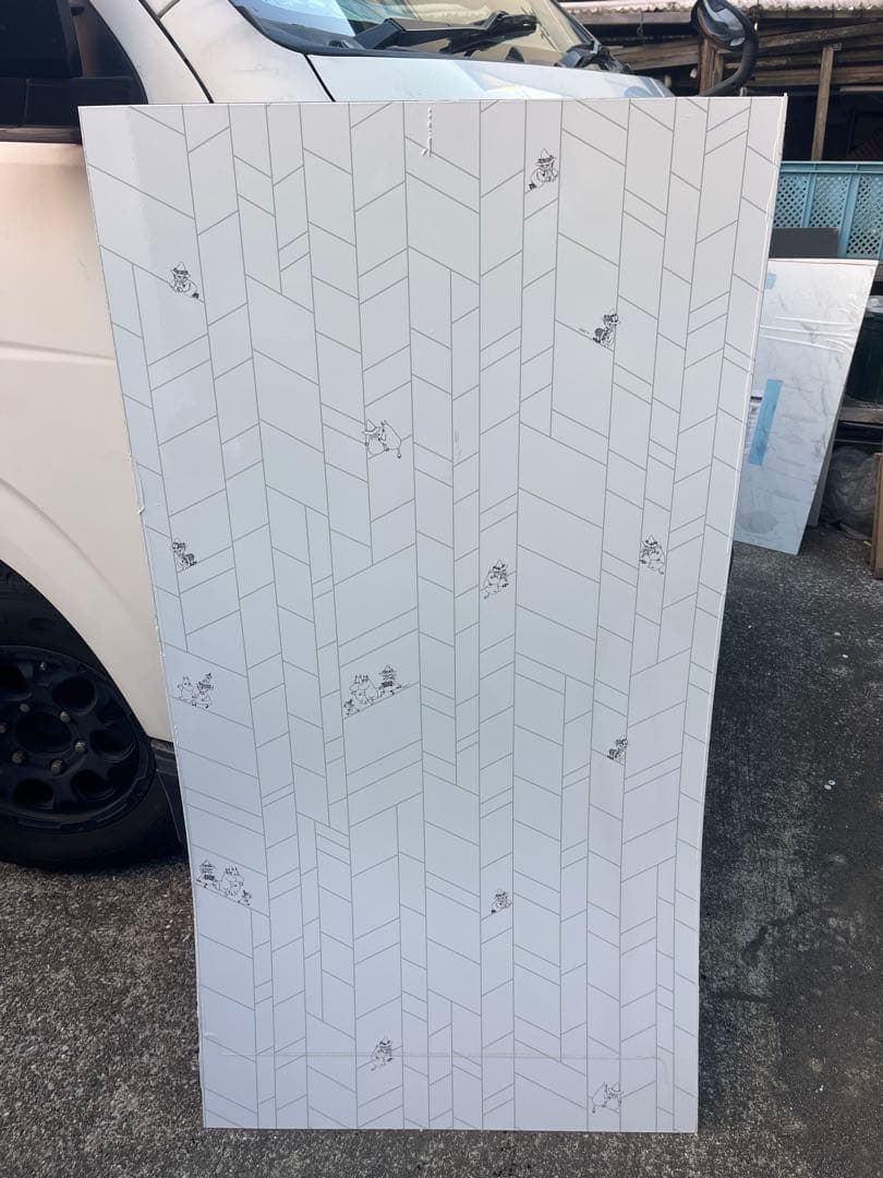 ムーミンホーローパネル縦柄