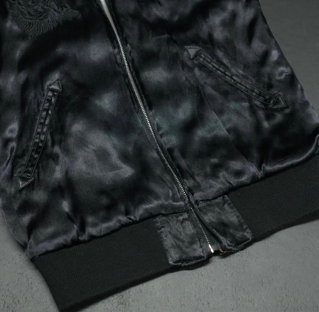 WJK 刺繍 リバーシブル スカジャン