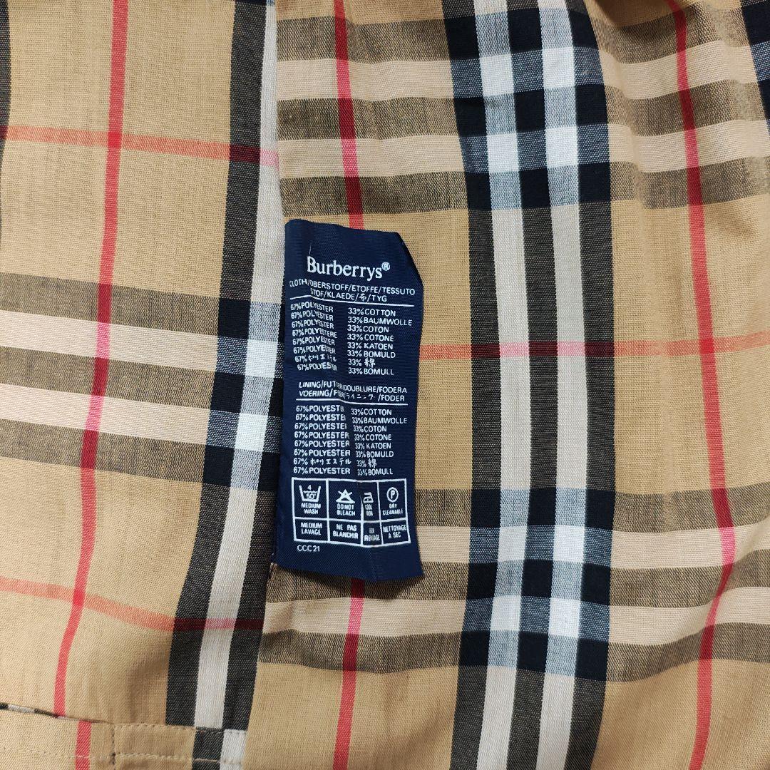 S*y様 Burberrys イギリス製　ステンカラーコート 黒　バーバリー