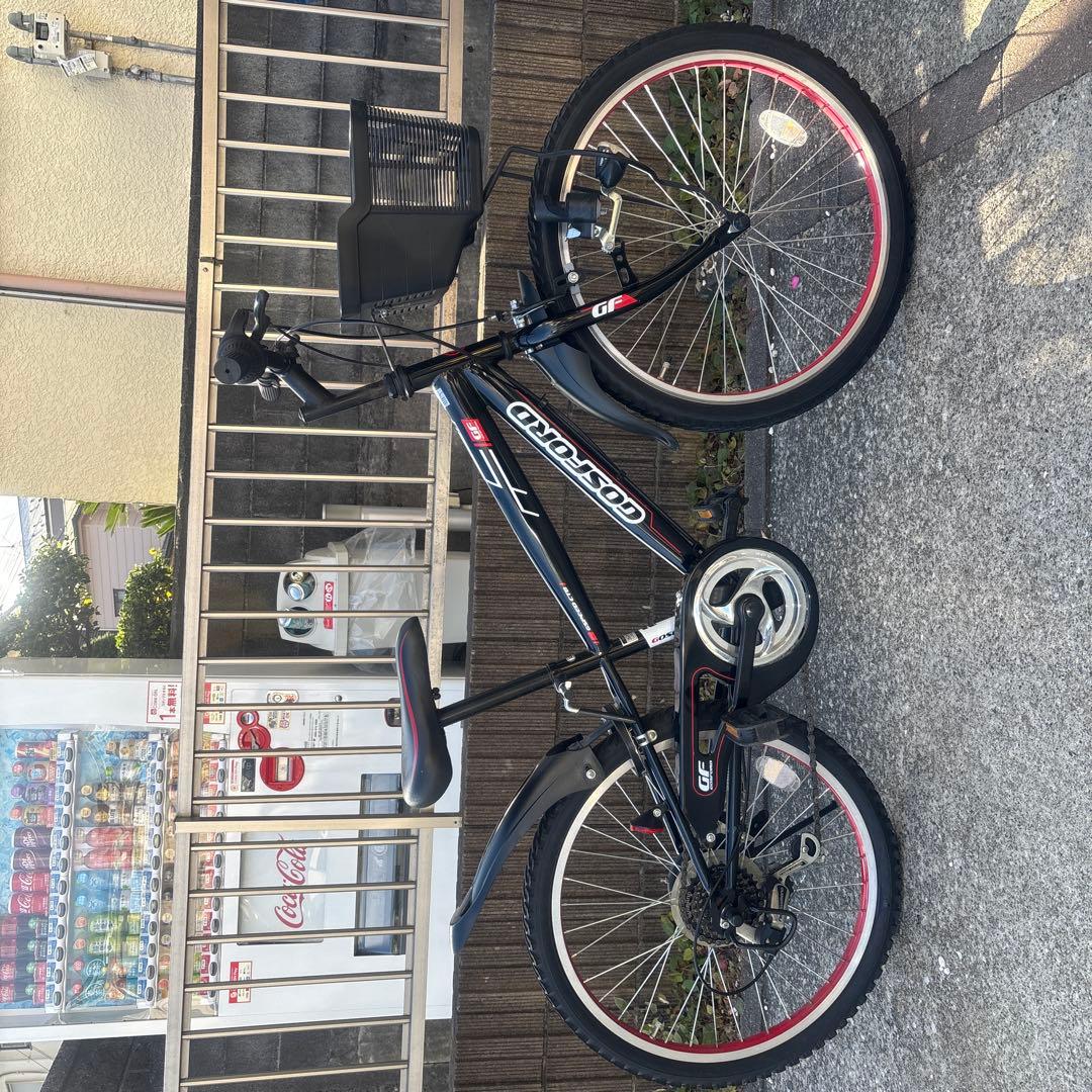 GF ジュニアスポーツバイク ブラック　22インチ