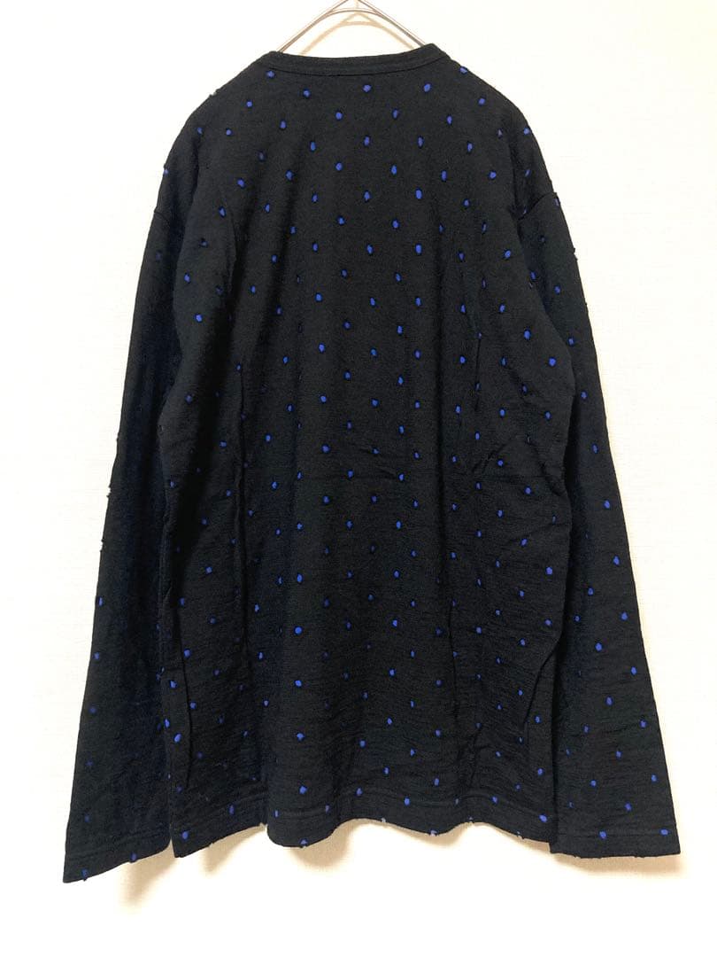 コムデギャルソンオム　ドット　ダメージ　穴あき　ロンT 長袖　tシャツ ニット