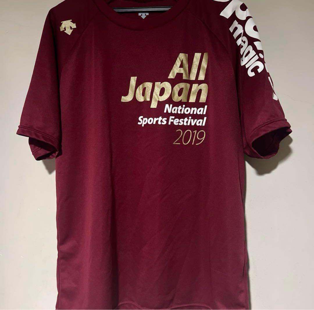 2019年、国体TシャツDESCENTE