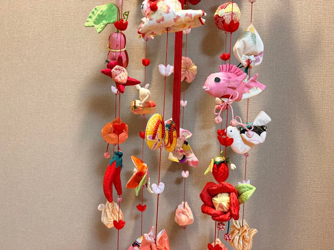 豪華つるし雛No.188・ひな祭り・桃の節句・さげもん吊るし飾り・初節句飾り