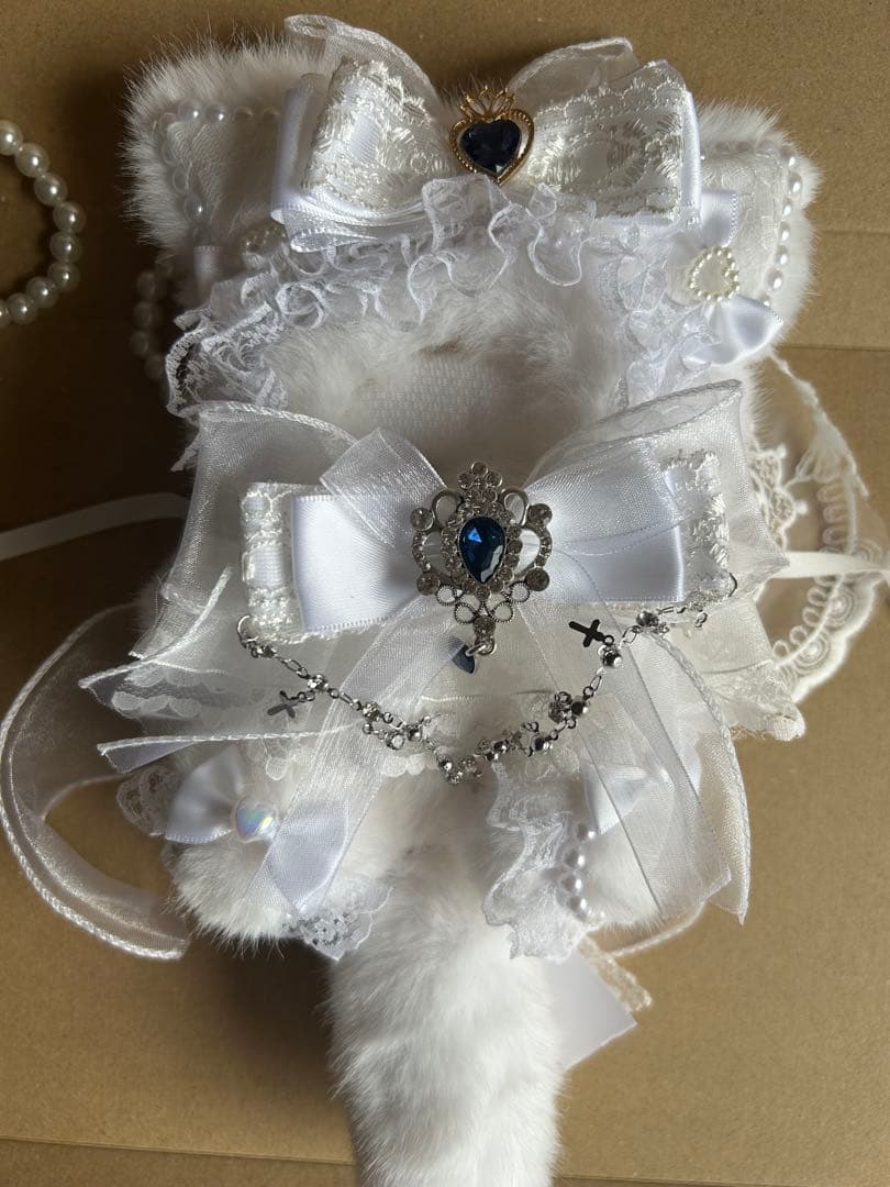 （プロフ必）金曜日発送　胸ストーン濃い青