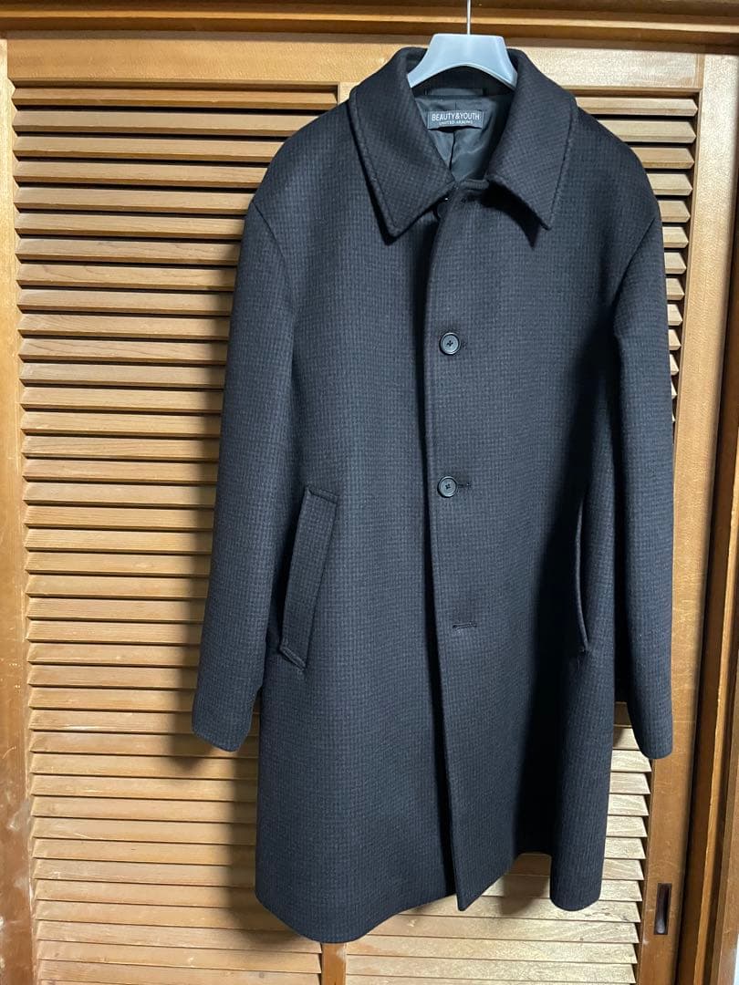 120S メルトン チェック バルカラーコート 2025年12月新品購入品
