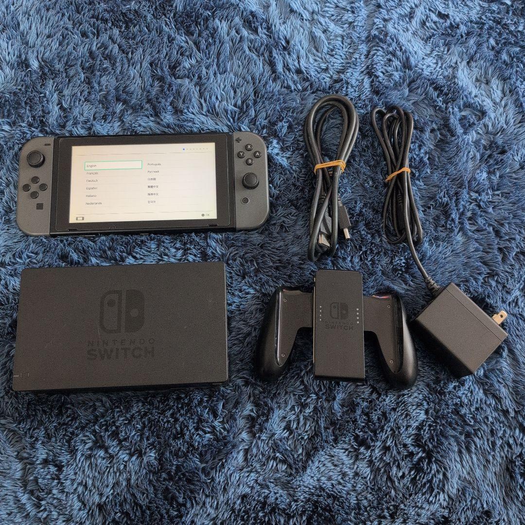 Nintendo Switch 本体 グレー ※Joy-Con不備あり