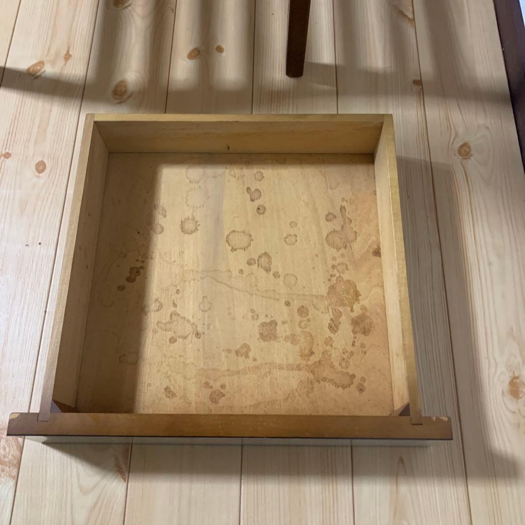 昭和レトロ　3段棚　引き出し付　電話台