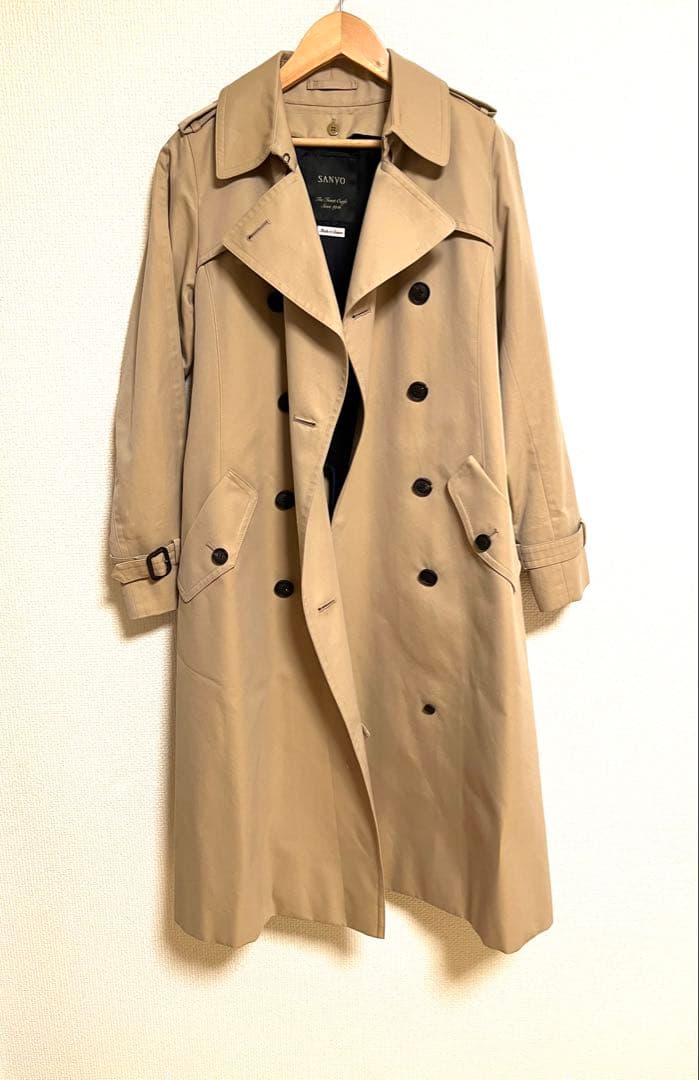 LEEマルシェ　100年コート　サンヨー　トレンチコート　ベージュ　38