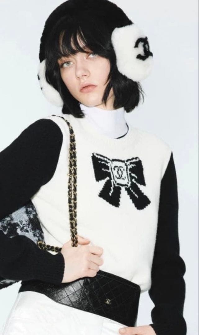 【新品未使用】CHANELシャネルココネージュ2025★ニットトップス★38