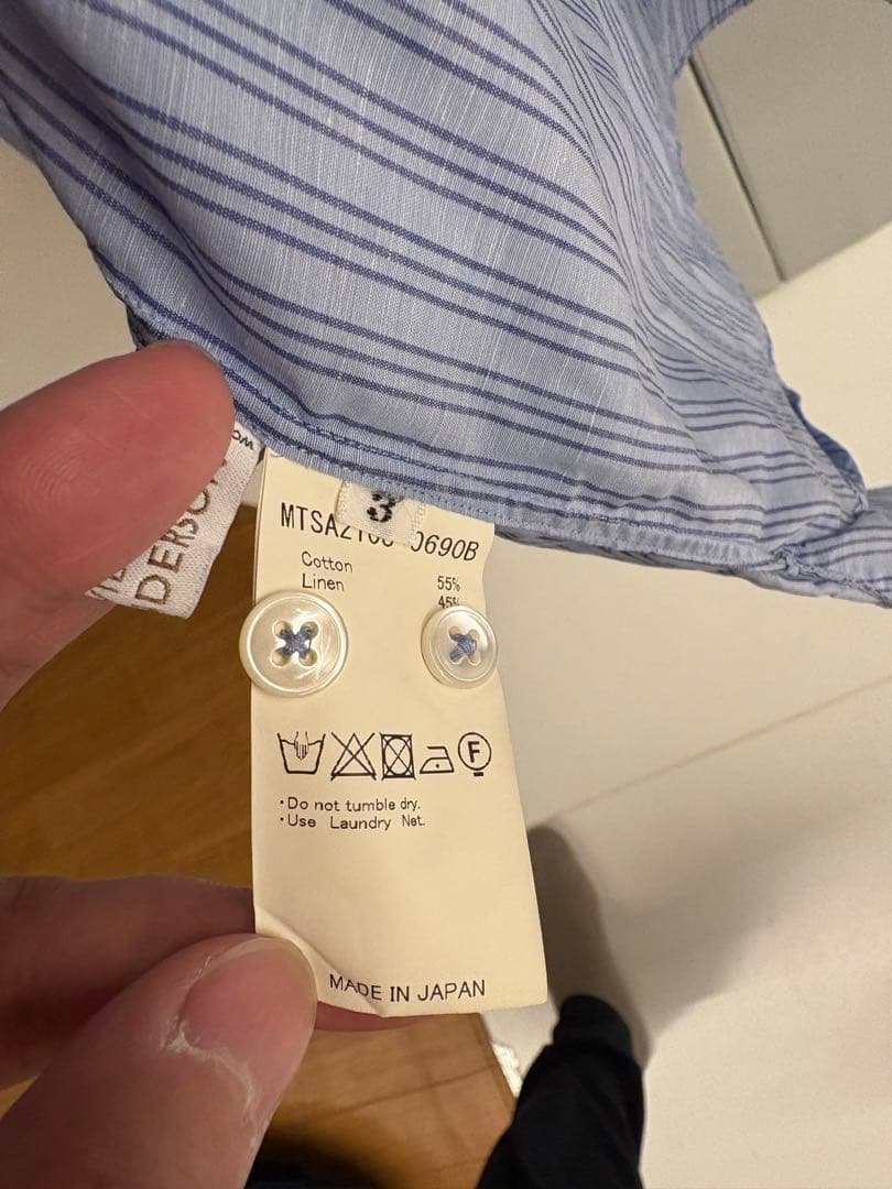 MAATEE&SONS コットンリネンシャツ　サイズ3