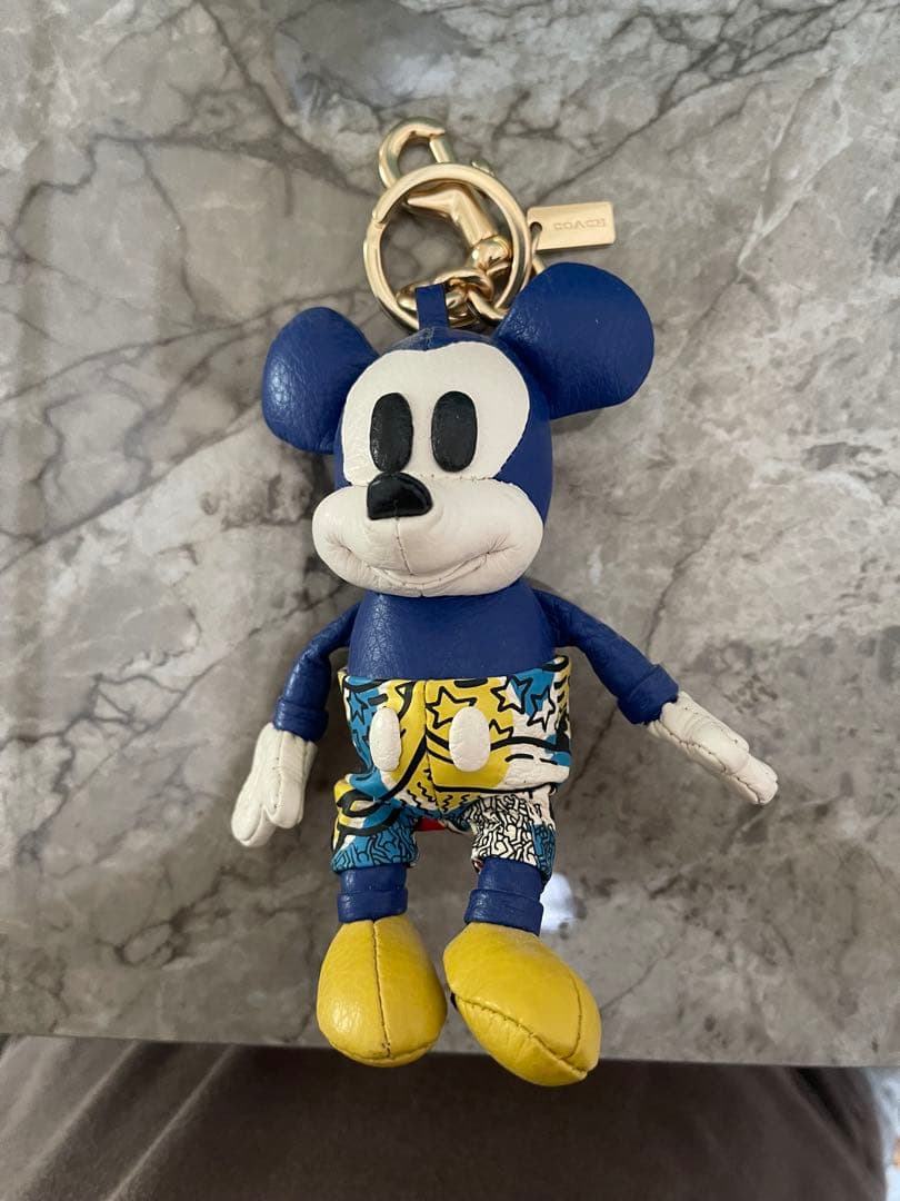 coach ディズニー×キースヘリング　コラボ　キーホルダー