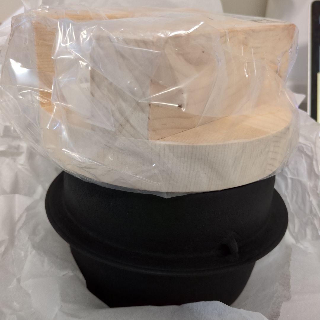 新品　釜定　南部鉄器　羽釜