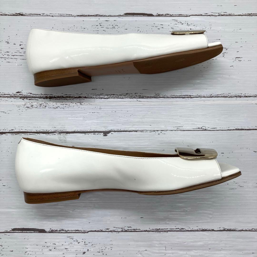 極美品❣️ PELLICOペリーコパンプスレディースブランドホワイト24㎝