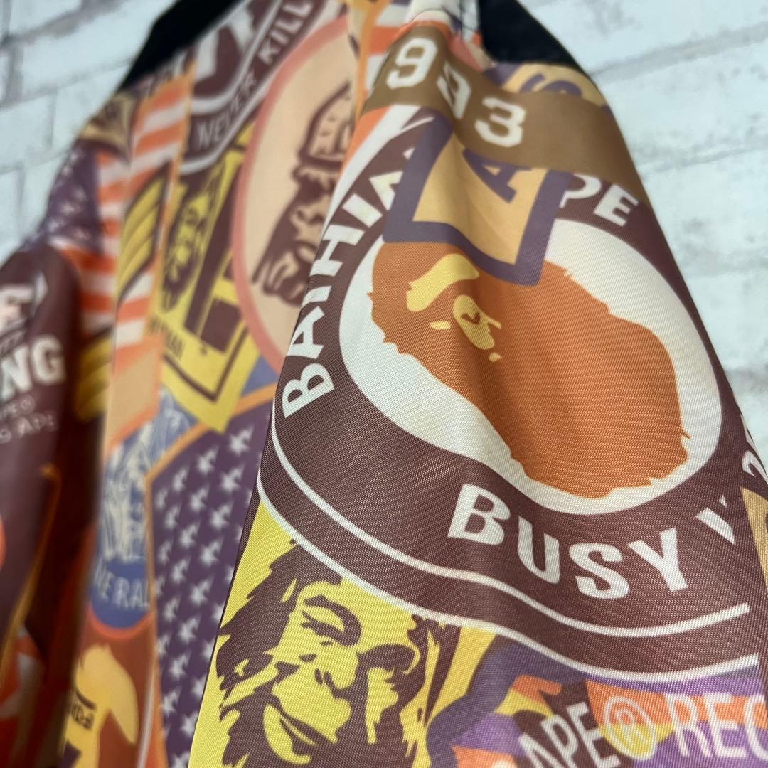 よっしー様　A BATHING APE MA-1 ジャンパー ブルゾン ワッペン