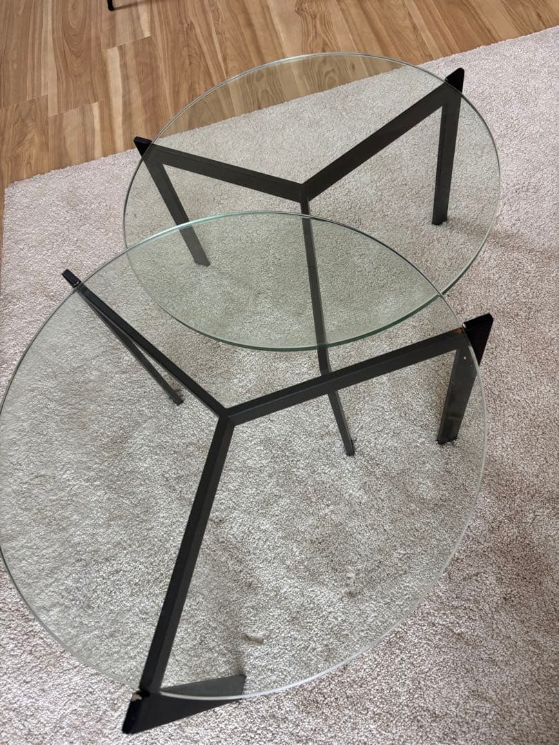 直接取引可能　アルモニア　ガラステーブル