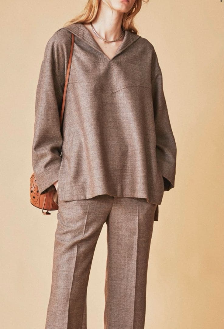 ユニオンランチ ヘリンボーン セーラー トップス