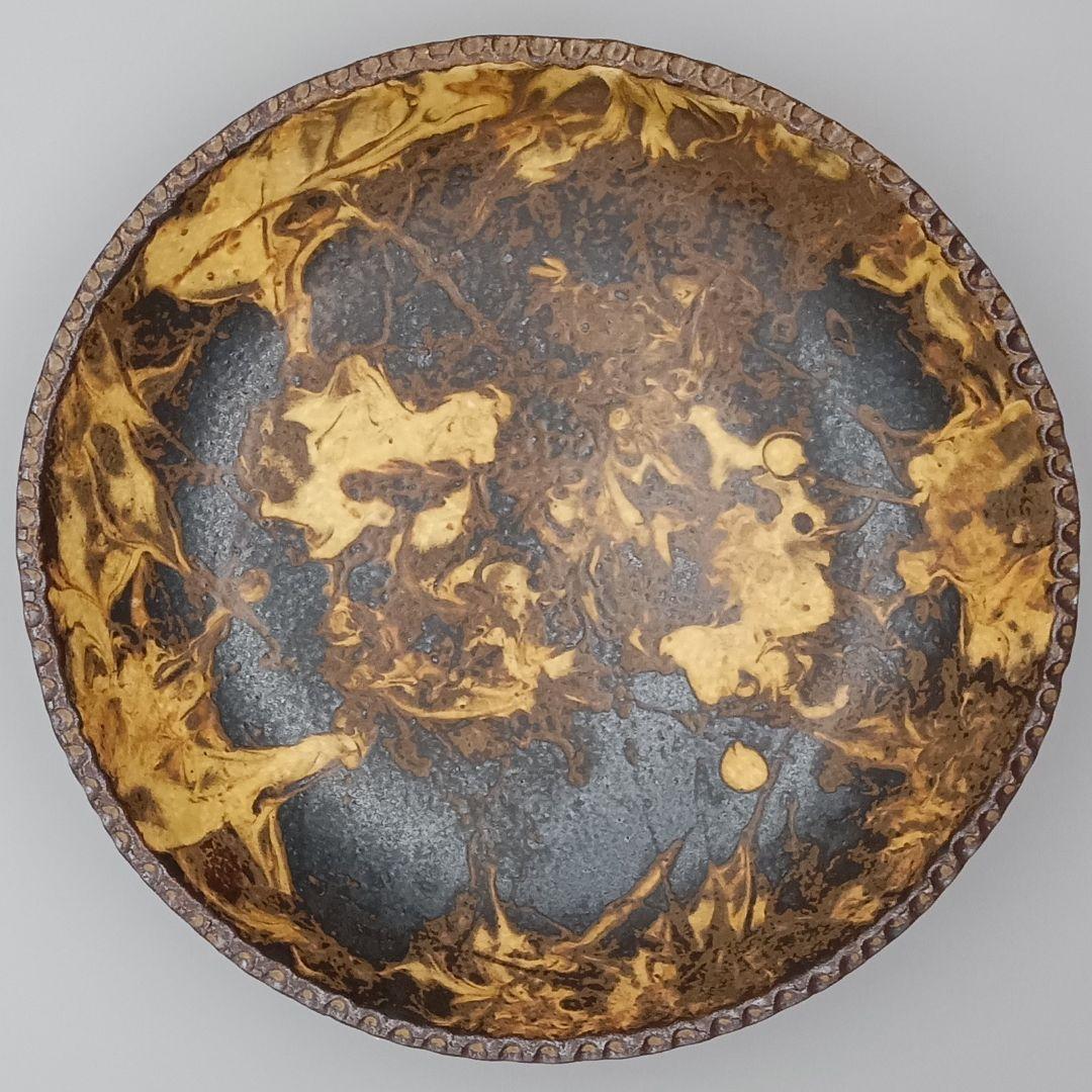 山田洋次 打化粧 皿 八寸皿 スリップウェア プレート 現代作家