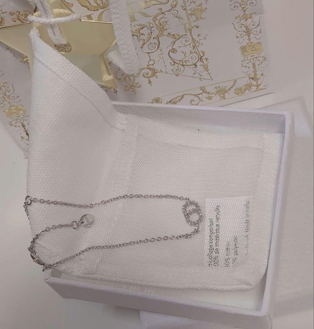 DIOR シルバーチェーンブレスレット