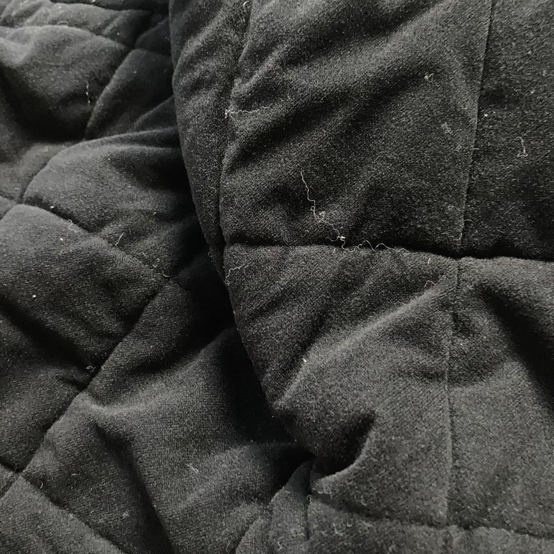 ROCKY ダックジャケット ワークジャケット 中綿 黒 XL 襟コーデュロイ