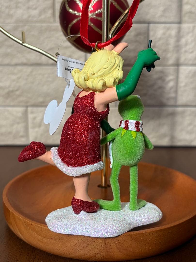 カーミット・ザ・フロッグ　ミス・ピギー オーナメント