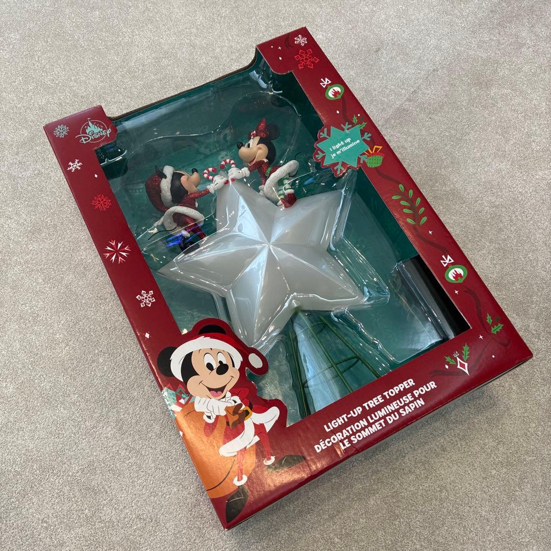 超希少 ミッキー ミニー ツリートッパー ディズニー