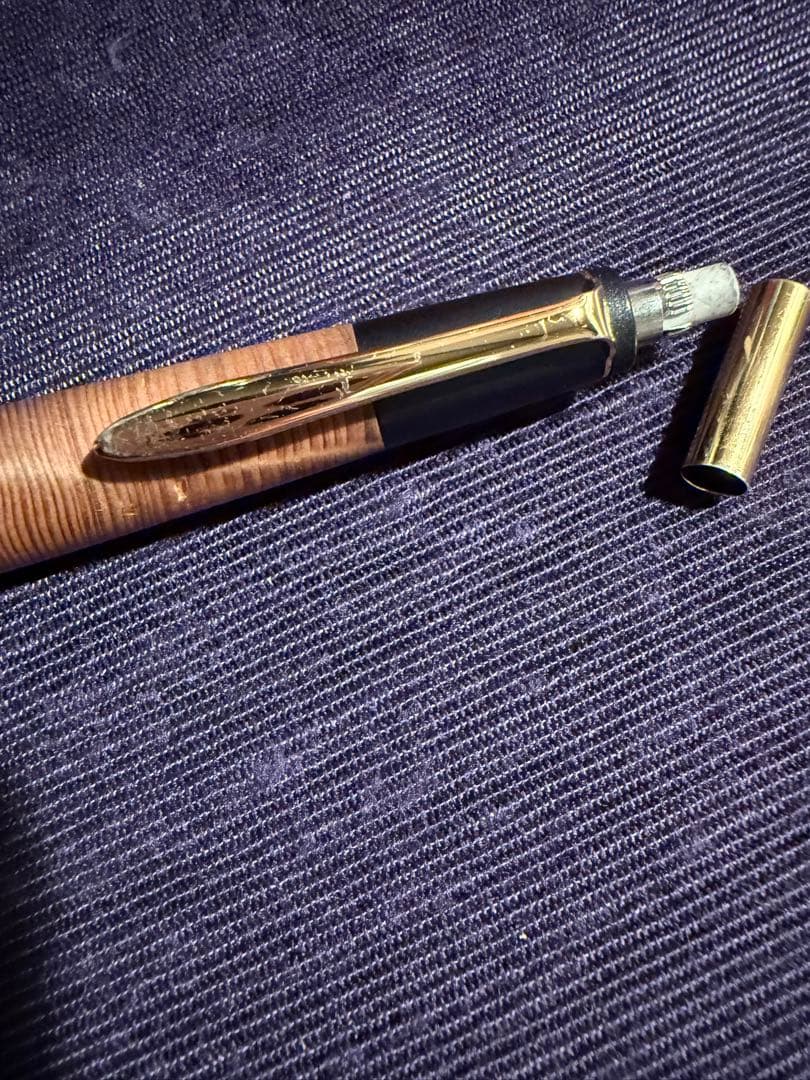 １週間限定価格！屋久杉工房京光明瘤　無垢　シャーペン0.5mm