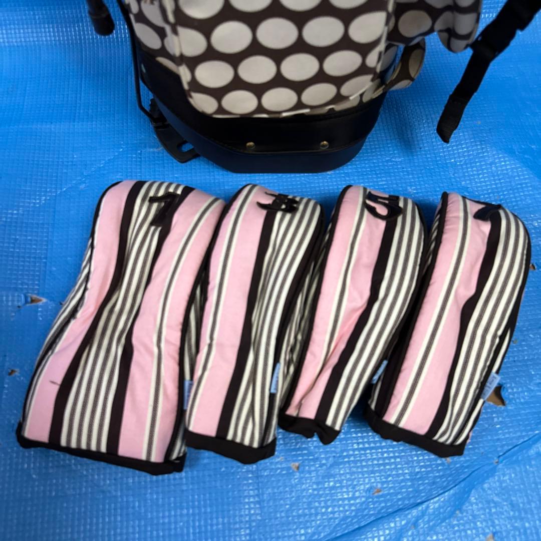 Keri水玉模様 ゴルフキャディバッグ美品週末値下げ中