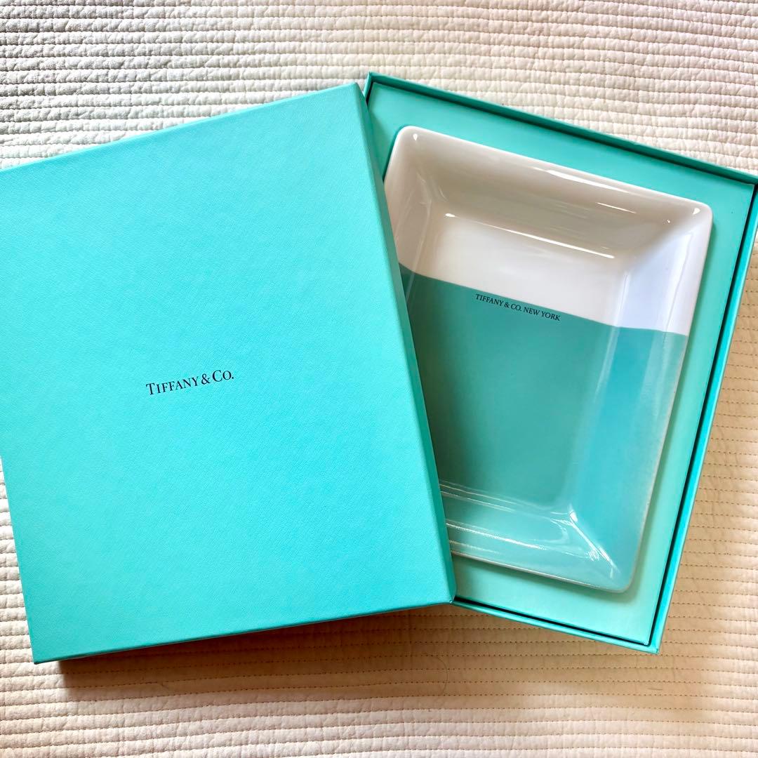 TIFFANY ティファニー カラー　ブロック　ヴィド　ポシェ　皿　置物　トレイ
