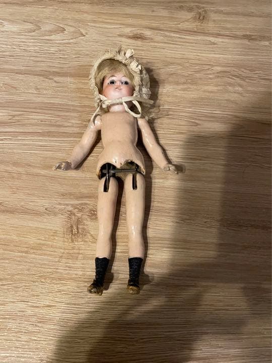 アンティーク　heubach walkingdoll 23cm ビスクドール